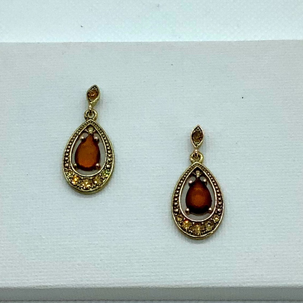 Brown Tear Drop Earrings ( 3 for $15 )